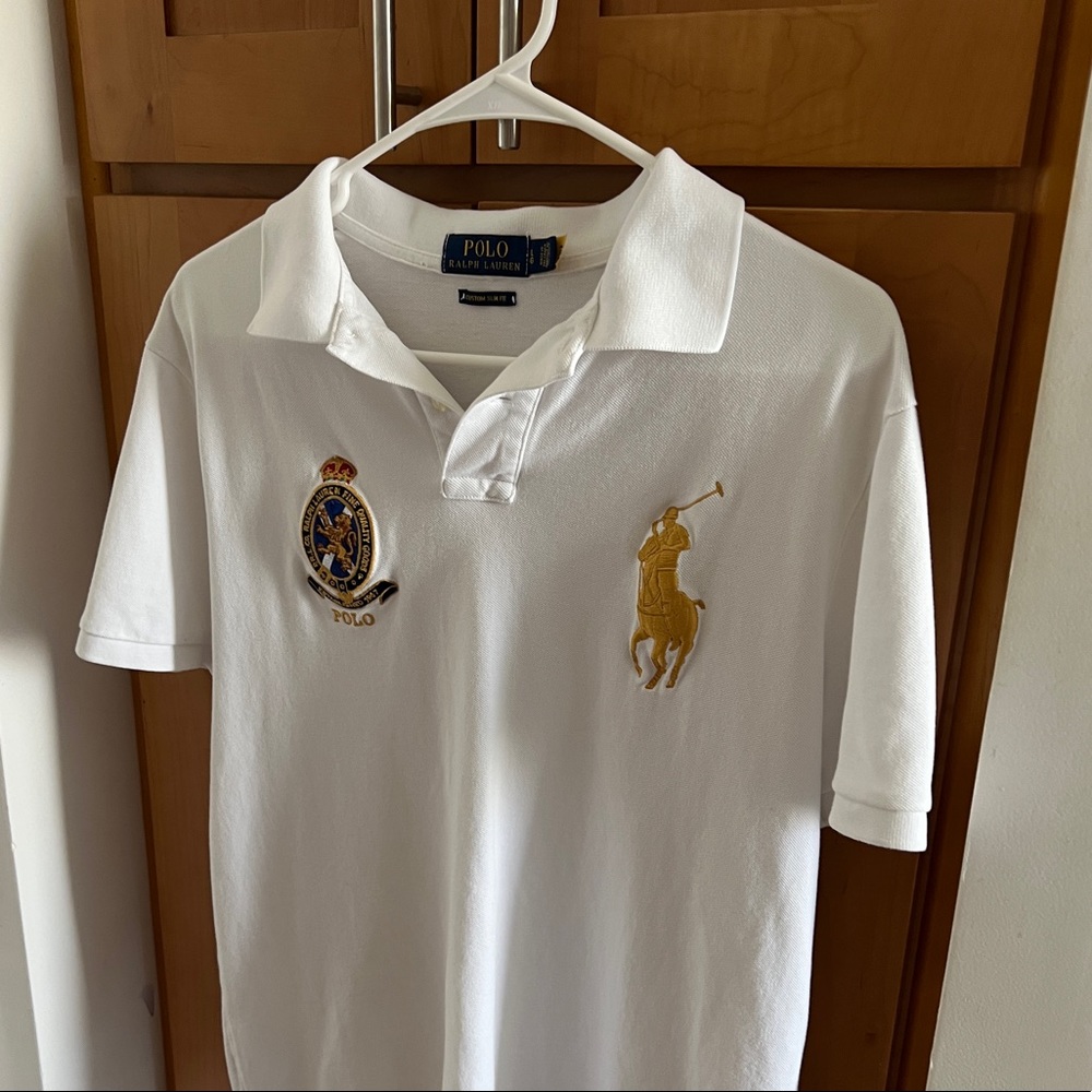 Polo Ralph Lauren white polo shirt